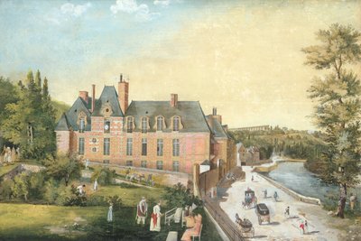 The Chateau de la Chaussee, Bougival by French School